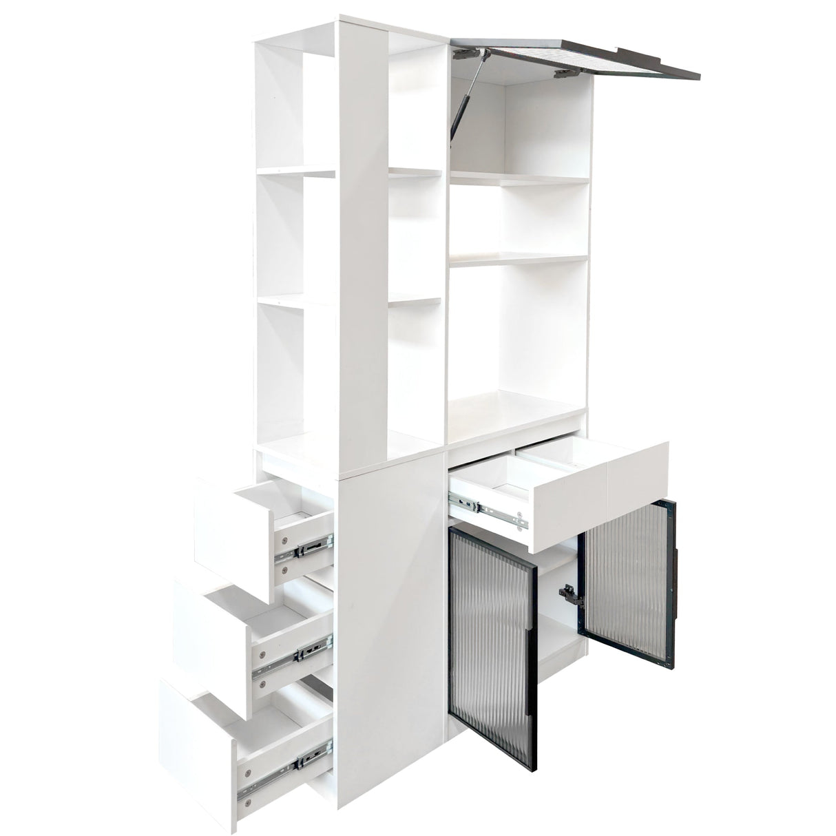 70.87"H Tall Storage Cabinet with Multi-functional Storage Space