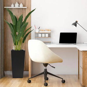 Pack of 2 Square Planters with Automatic Watering System