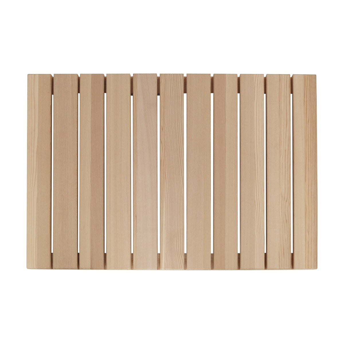 Cedar Wood Shower Mat - Non-Slip Slatted Bath Mat