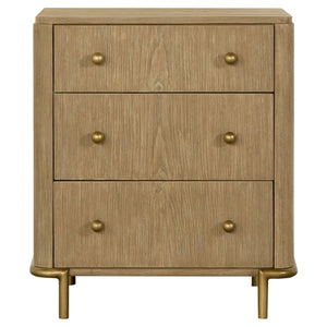 Arini 3-drawer Nightstand Sand Wash