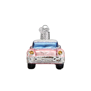 Classic Car Glass Ornament