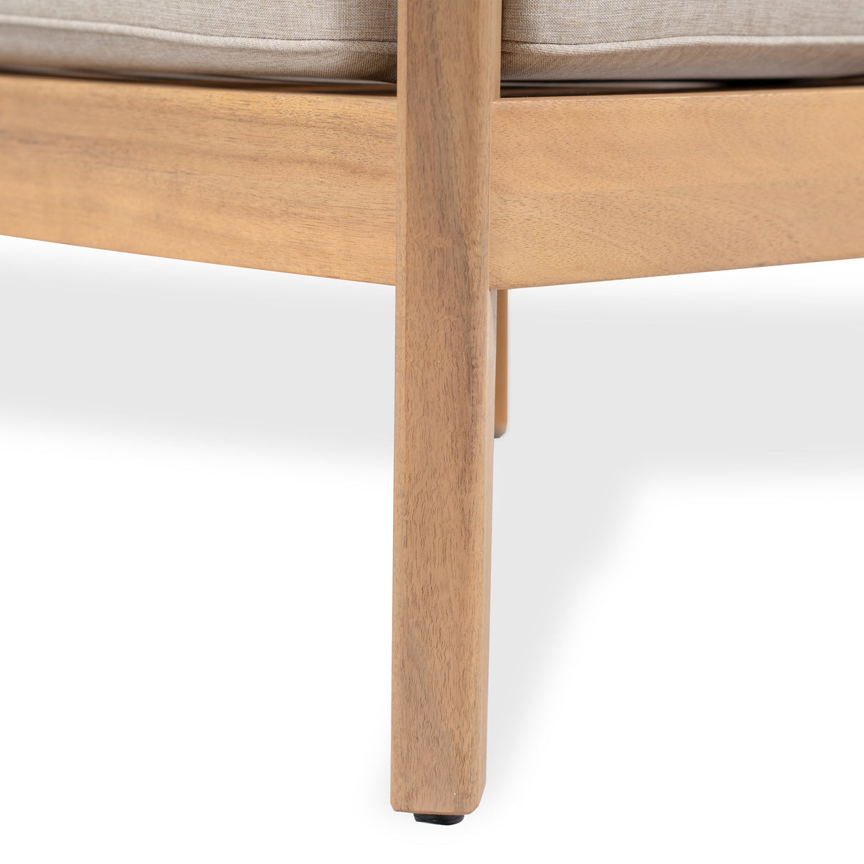 Mallorca Acacia Wood Club Chair with Seat Cushion