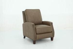 Melrose - Recliner Push Thru The Arm - Cashmere-Taupe