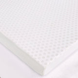 Hypoallergenic cooling gel memory foam mattress topper with removable cooling cover