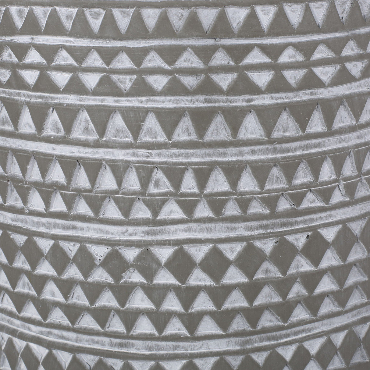 Outdoor Side Table With Cylindrical Shape - White