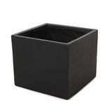 21.5' L Outdoor Magnesium Oxide Planter in Black