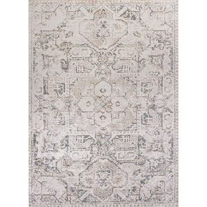 Edith Distressed Medallion Low - Pile Machine - Washable Area Rug - Tuesday Morning - Area Rugs