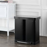 Edmund kitchen trash/recycling double - bucket trash can - Tuesday Morning - Trash Cans & Wastebaskets