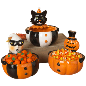 Halloween Ceramic Candy Dish -