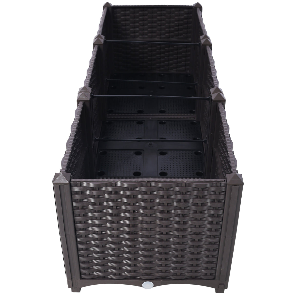 Deep Raised Garden Bed Plastic Planter Boxes