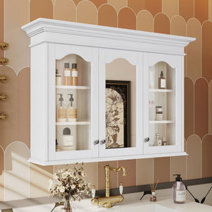 Medicine Cabinet With Mirror Door and Adjustable Shelves