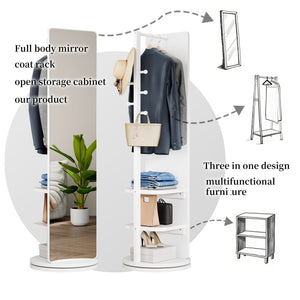 3 In 1 Multifunctional Full Length Clothing Mirror