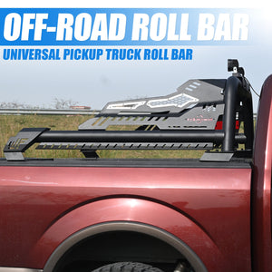 Universal Truck Bed Roll Bar, Steel Chase Rack Sport Bar