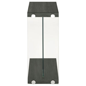 Sampson - C Shaped Side Table - Gray