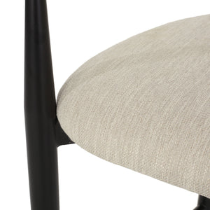 Upholstered Bar Stools With Backs For Kitchen Island (Set of 2)