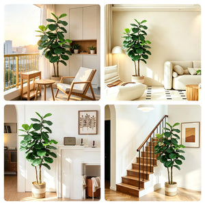 Artificial Fiddle Leaf Fig Tree 5FT with Planter