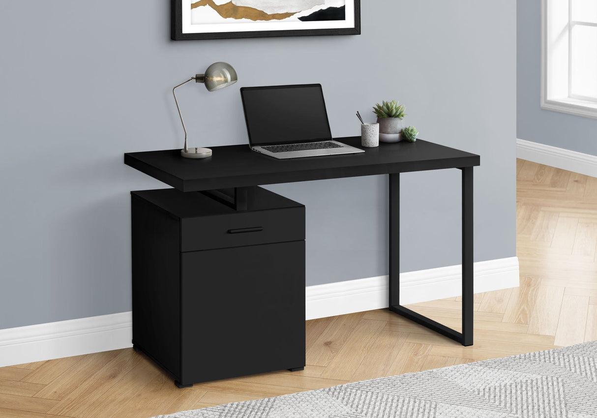 Contemporary Computer Desk with Storage Drawers