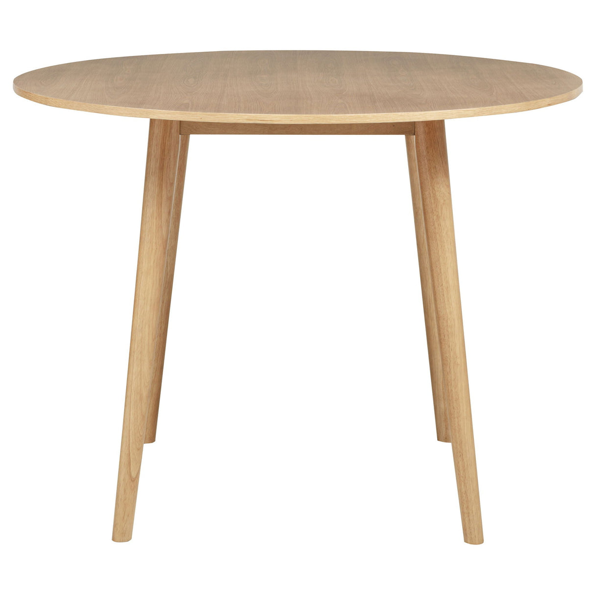 Andrews 5-piece Round Counter Dining Set Light Ash and Black