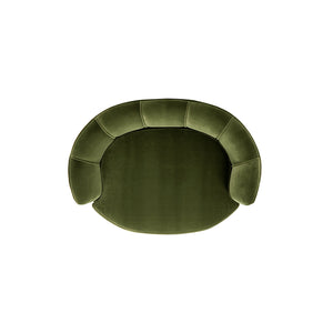 Clara 34.5" Scalloped Pet Sofa Bed - Medium, Olive