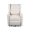 Landau Contemporary Fabric Upholstered Swivel Recliner