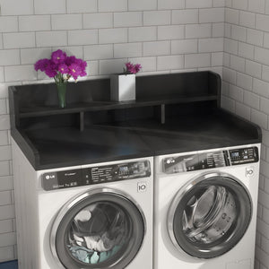 Washer Dryer Countertop with Non-slip Pads - Black