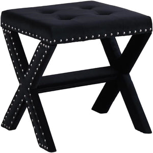 Upholstered Accent Bench With Nailhead Trim