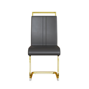Side Dining Room Chair, Padded Seat High Back