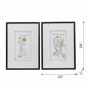 Set of 2 Wall Arts, 20x28 Inches