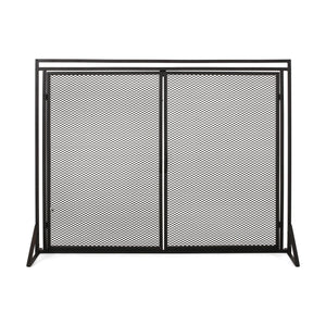 Samantha - Iron Fireplace Screen 2 Door Design