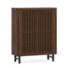 6 Tier Shoe Cabinet With Louvered Doors