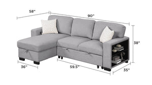 Pinto Modern Style Sectional Sofa