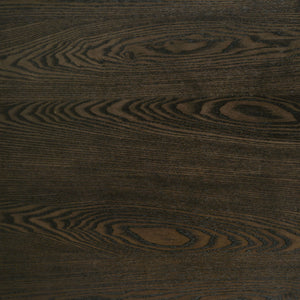 Blakely - Leaf Dining Table With Tapered Legs Accents - Ash Brown