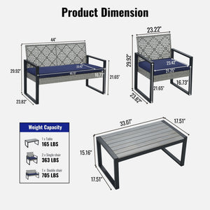 4-Piece Patio Furniture Set
