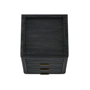 Evelyn - Nightstand With 3 Drawers, Smooth Rounded Edges