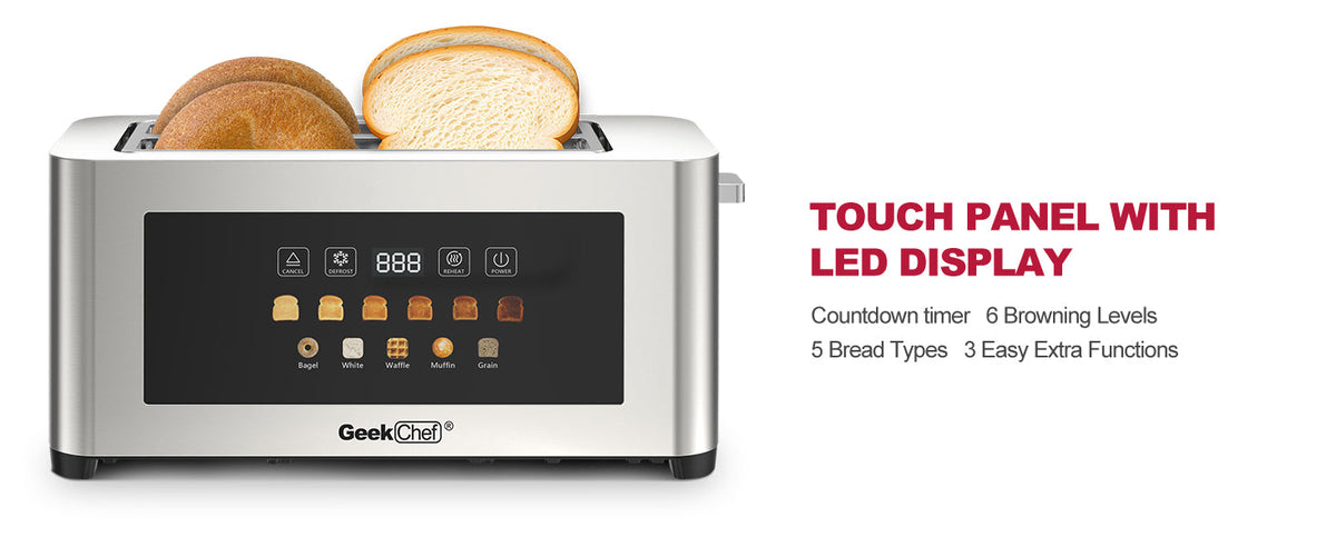 4-Slice Toaster with Extra-Wide Entrance