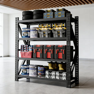 Heavy Duty 4 Shelf Garage Shelving Unit