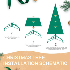 9FT Christmas Tree with 2435 Tips and 700 Warm Lights