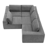 The Caitlyn Plush Modular Terrycloth Sectional