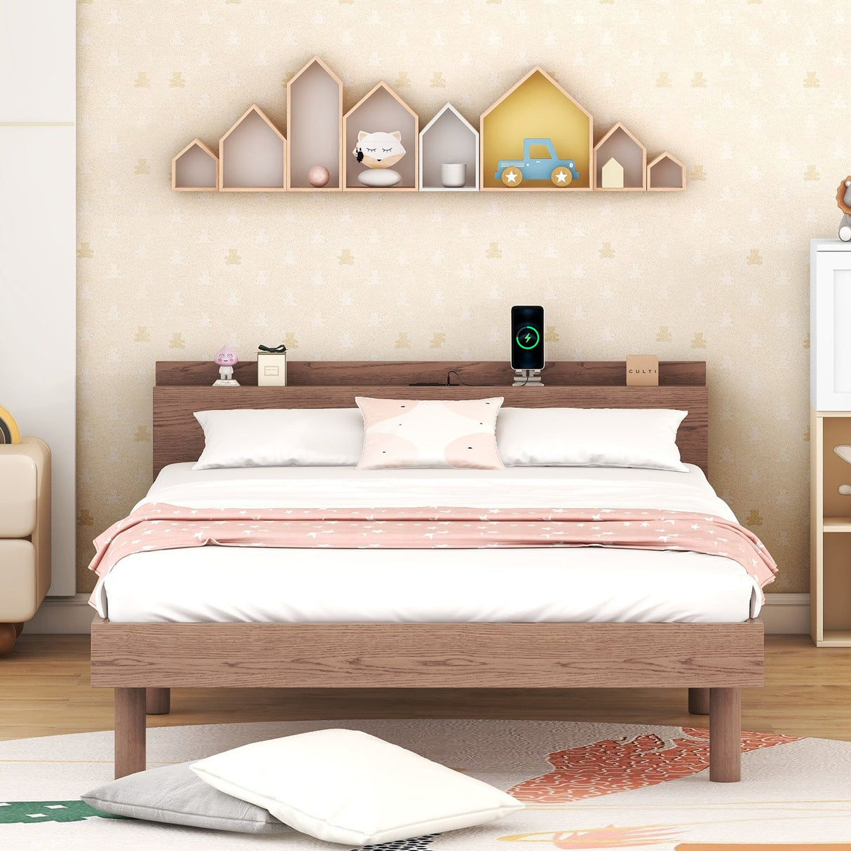 The Twin Bed with Roll-Out Trundle — Sleek Design Meets Space-Saving Functionality