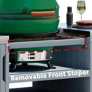 K&K 66.5" Outdoor Kitchen Island for Big Green Egg Grills