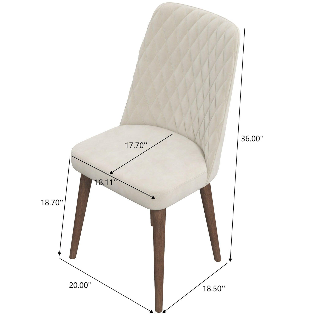 Katie - Mid-Century Modern Dining Chair (Set of 2)