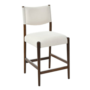 26.4" Solid Wood Counter Height Barstools, Modern Bar Stools Set of 2