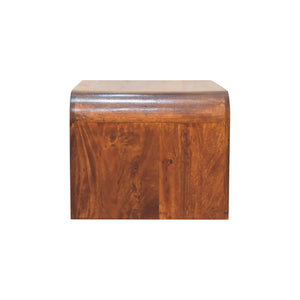 Solid Wood Darcy Coffee Table, 2-Drawers, Chestnut