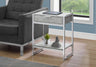 Accent Side Table With Storage Drawer And Spacious Tabletop