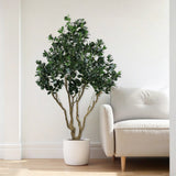 7.2FT Tall Artificial Silk Tree Large Faux Greenery Plant