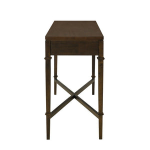 Fluted - 2 Drawer Storage Console Table - Brown