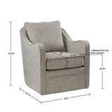 Upholstered Swivel Chair