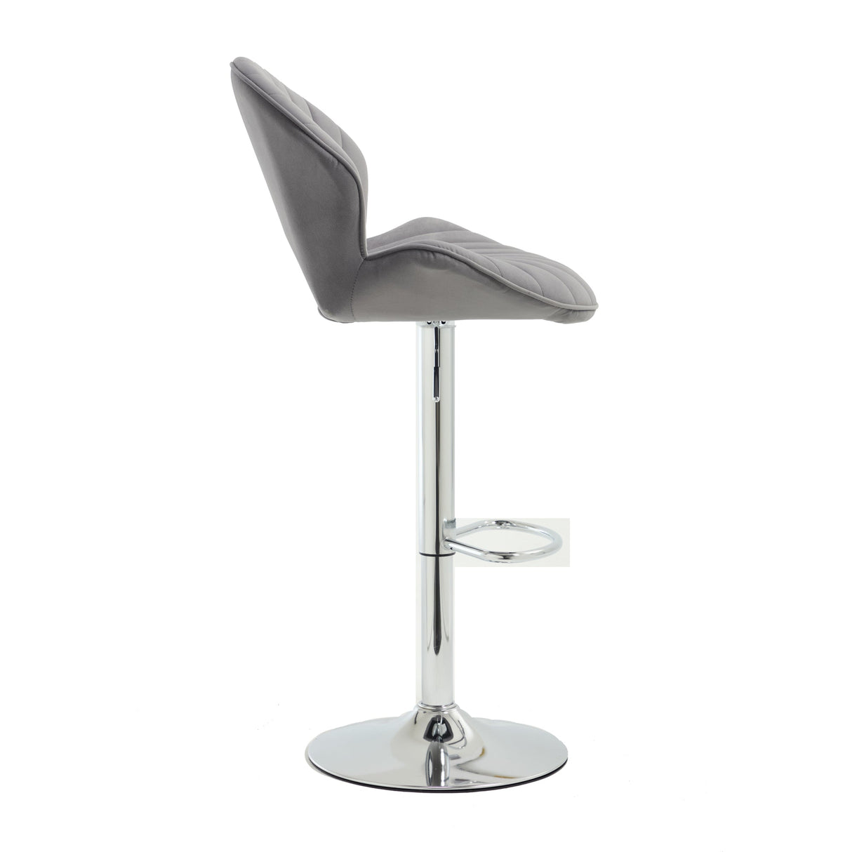 Bar Stools Set of 2 - Adjustable Barstools with Back and Footrest