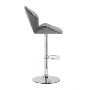 Bar Stools Set of 2 - Adjustable Barstools with Back and Footrest