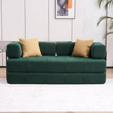 Folding Sofa Bed 78.5" Convertible Couch with 2 Pillows